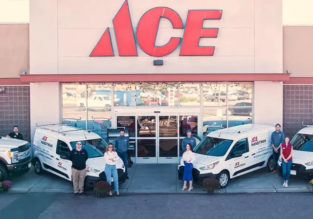 Ace Handyman Services franchises are associated with local Ace Hardware Stores