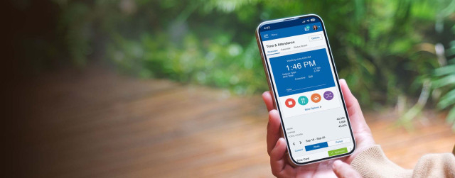 person showing the mobile app from his smartphone