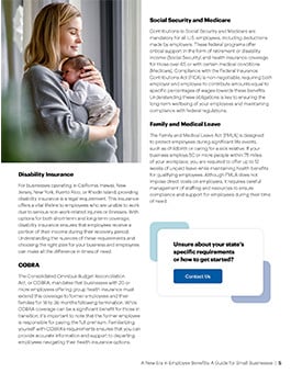 Page 5 of the Small Business Benefits Guide