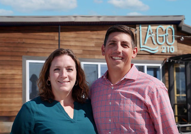 Lago210 owners Audrey and Jordan Zybala