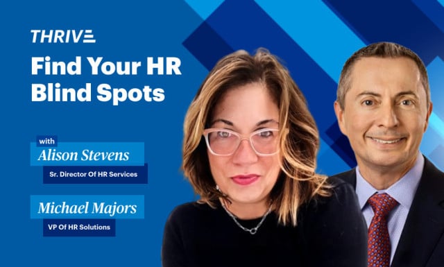 Alison Stevens, Sr. Director of HR Services, and Michael Majors, VP of HR Solutions