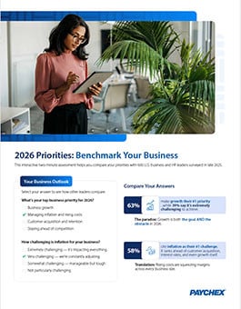 2026 Priorities: Benchmark Your Business