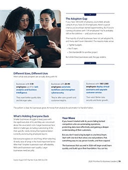 Two women looking at tablet reading over the adoption gap