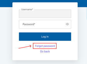 Click "Forgot password" in Paychex Flex
