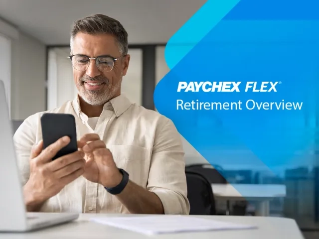 Descripción general de la jubilación de Paychex Flex