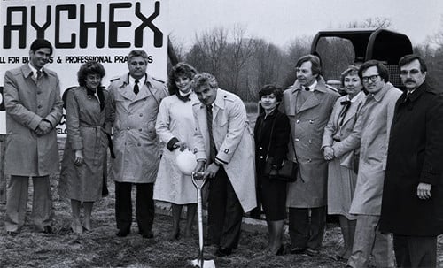 Groundbreaking at the first paychex office 