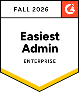 G2 Easiest Admin for Enterprise Fall 2026