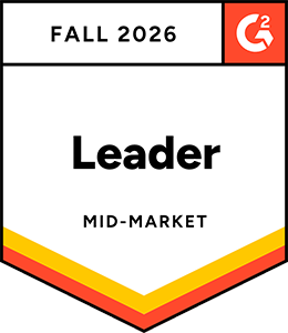 G2 mid-market leader award for fall 2026