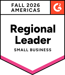 G2 award for Regional Leader Americas Small Business