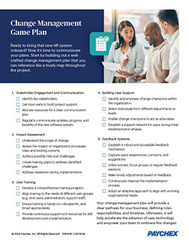 second checklist HR Tech 2024