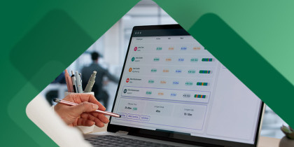 Manager looking at the team's timesheet for the week 