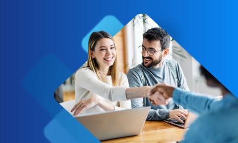 Young couple setting up their 401k