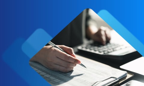 Business owner keeping a payroll journal
